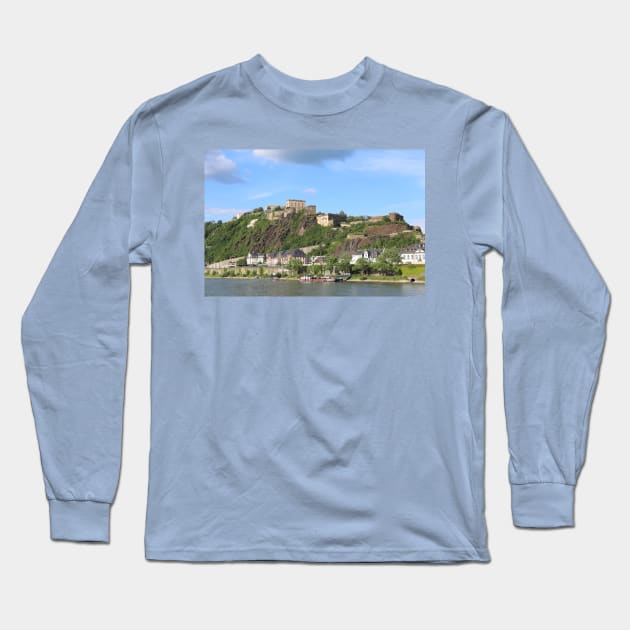 Koblenz Ehrenbreitstein Long Sleeve T-Shirt by Christine aka stine1